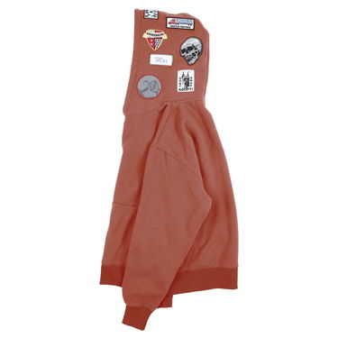 Суитчър Pleasures Worms Hoodie Кафяво | P23F022-RUST, 6