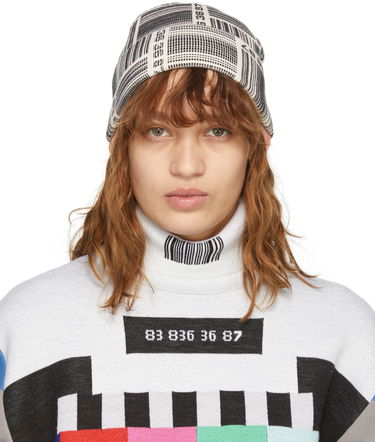 Шапка VETEMENTS VTMNTS Barcode Monogram Beanie Бежово | VL12KN800W, 0