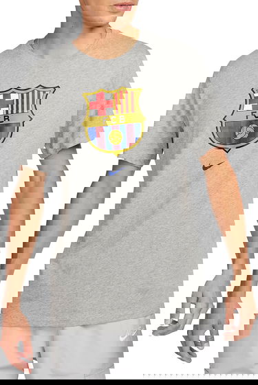 Тениска Nike FC Barcelona Crest Сиво | dj1306-063, 0