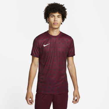 Фланелка Nike Dri-FIT F.C. Libero Print Short-Sleeve Football Top Червено | DQ5055-638, 0