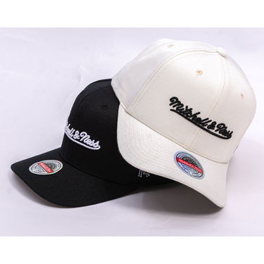 Шапка с козирка Mitchell & Ness Mitchell & Ness Branded Script Stretch Cap Черно | HC12184-MNNBLCK, 5