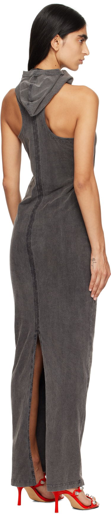 Pокля Alexander Wang Alexander Wang Cowl Neck Racer Back Maxi Dress Сиво | 4CC3246261, 2