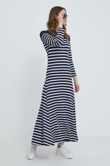 Pокля Polo by Ralph Lauren Maxi Dress Синьо | 211924266, 1