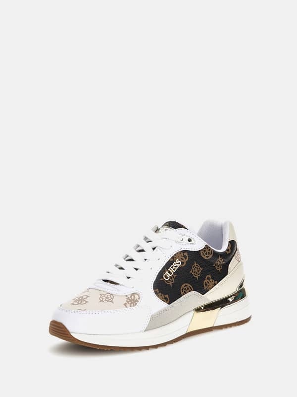 Облекло GUESS Moxea 4G Peony Logo Running Shoe Многоцветен | FLJMOXFAP12, 0
