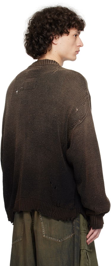 Пуловер Maison MIHARA YASUHIRO Maison MIHARA YASUHIRO Car Jacquard Knit Zip Cardigan Кафяво | A14CD511, 2