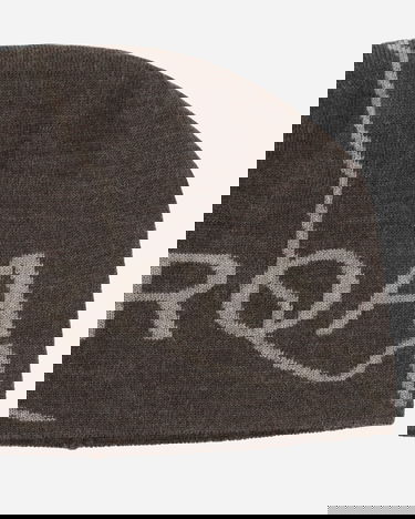 Шапка ROA Knit Beanie with Logo Кафяво | RBUW288YA12 GRN0010, 4