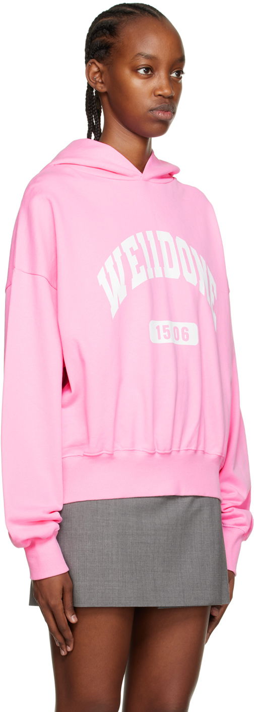 Суитчър We11done We11done Old School Campus Hoodie Розово | WD-TH3-22-807-U-PK, 1