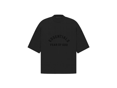 Тениска Fear of God Essentials Arch Logo Tee Черно | 125SP232000F, 0