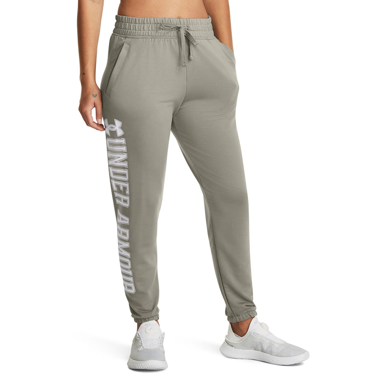 Спортни панталони Under Armour Rival Terry Graphic Jogr Grove Green Зелено | 1379437-504, 0