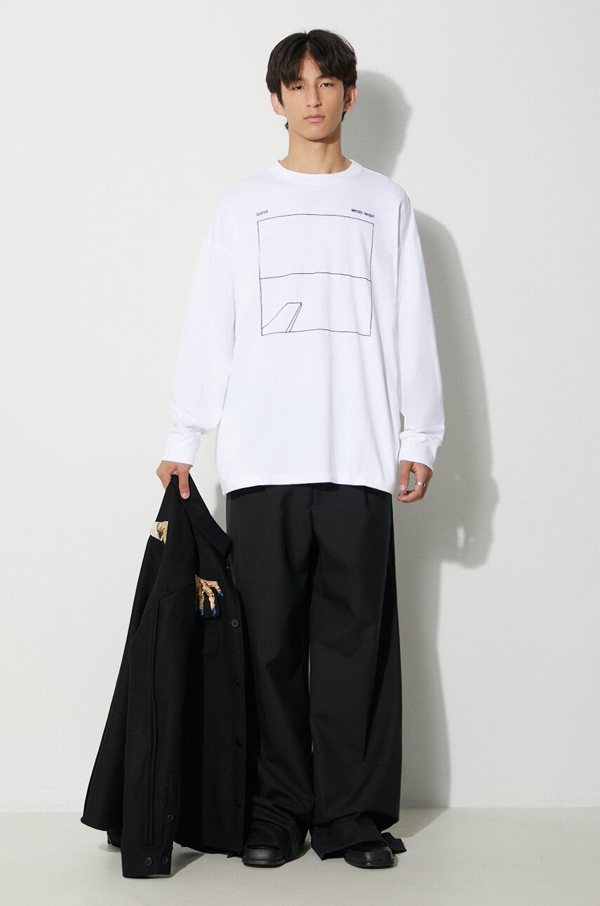 Тениска UNDERCOVER Sweatshirt Long Sleeve Бяло | UC2C4807.2, 1