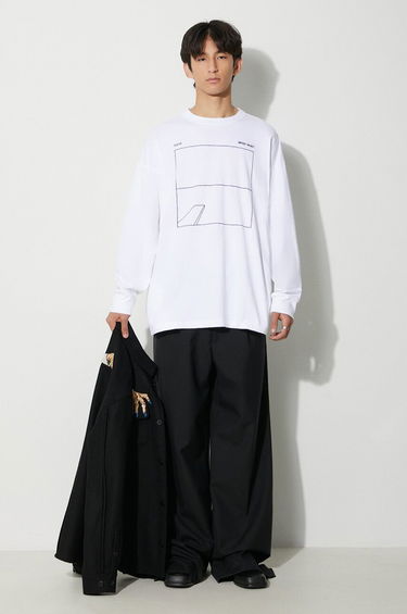 Тениска UNDERCOVER Sweatshirt Long Sleeve Бяло | UC2C4807.2, 1