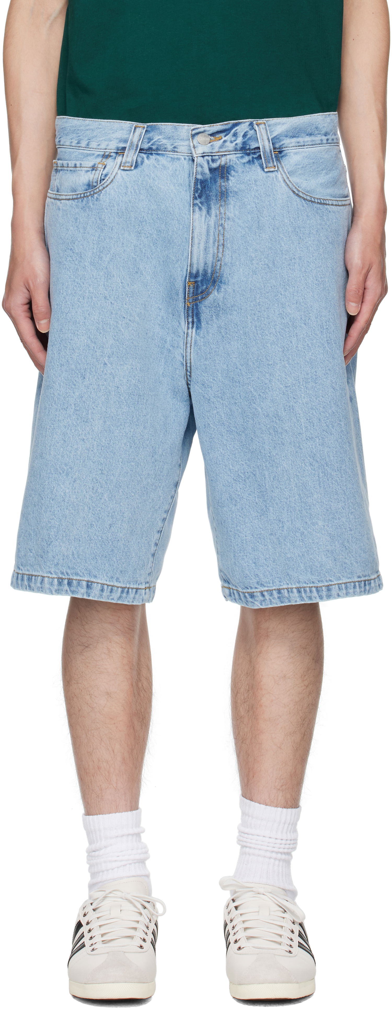 Къси панталони Carhartt WIP Work In Progress Landon Denim Shorts Синьо | I030469, 0