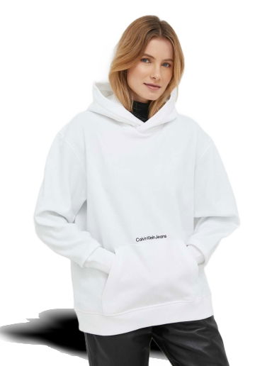 Суитчър CALVIN KLEIN Hooded Sweatshirt Бяло | J20J220945.PPYX