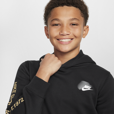 Суитчър Nike Nike Sportswear Standard Issue Fleece Hoodie Черно | HM4339-011, 2
