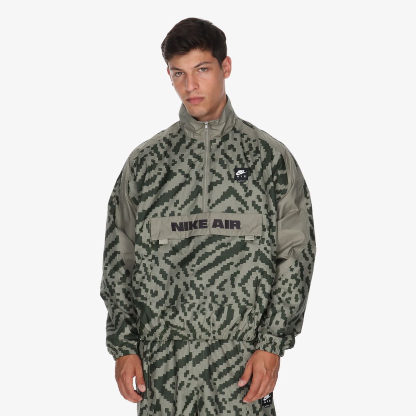 Яке Nike Nike Air 1/2 Zip AOP Jacket Зелено | HV0878-320