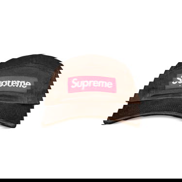 Шапка с козирка Supreme Washed Chino Twill Camp Cap Кафяво | FW21H90 BROWN, 1