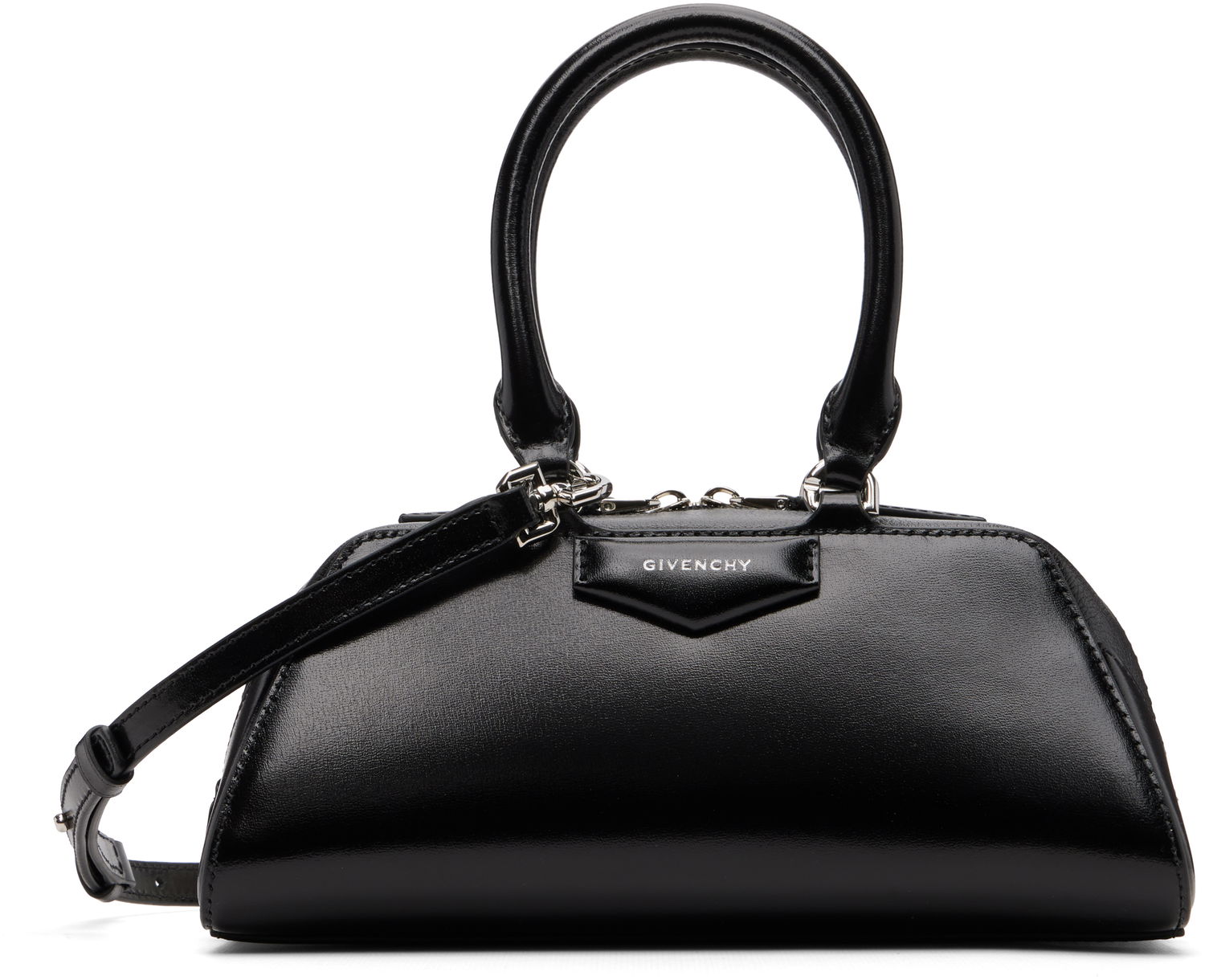 Дамска чанта Givenchy Mini Antigona East-West Bag Черно | BB5146B2B2001, 0