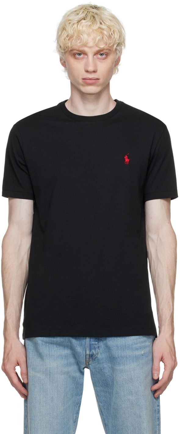 Тениска Polo by Ralph Lauren Embroidered T-Shirt Черно | 710539151013, 0