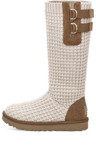 Кецове и обувки UGG Knitted Tall Boots With Buckles Бежово | 1112478-COML, 0