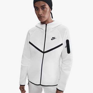 Суитчър Nike Tech Fleece Full-Zip Hoodie Бяло | HV6747-133, 1