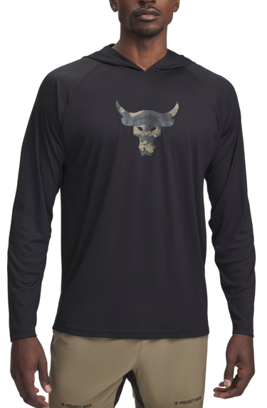 Суитчър Under Armour Project Rock Iso-Chill Training Hoodie Черно | 1389955-001, 0