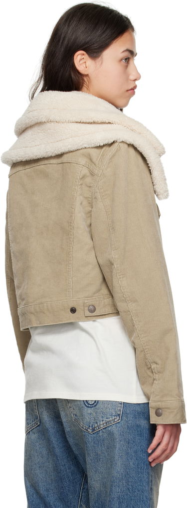 Яке R13 R13 Sherpa Trucker Jacket Бежово | R13WD181-D333A, 2