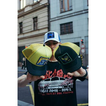Шапка с козирка Goorin Bros. Goorin 'Acid Trip Pack' - Cock Trip Black / Yellow Черно | 101-1011-BLK, 7