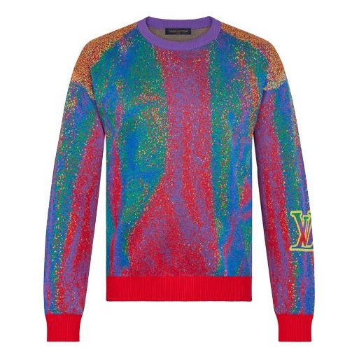 Пуловер Louis Vuitton Louis Vuitton Glittered Crewneck Sweater Многоцветен | 1A7X9V