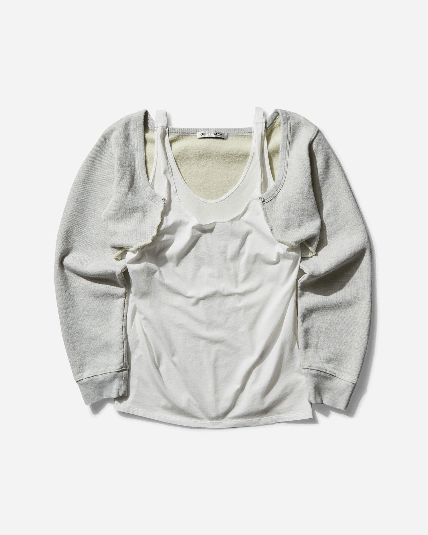 Пуловер OUR LEGACY Cardigan Tank Сиво | W2256CY 001, 0