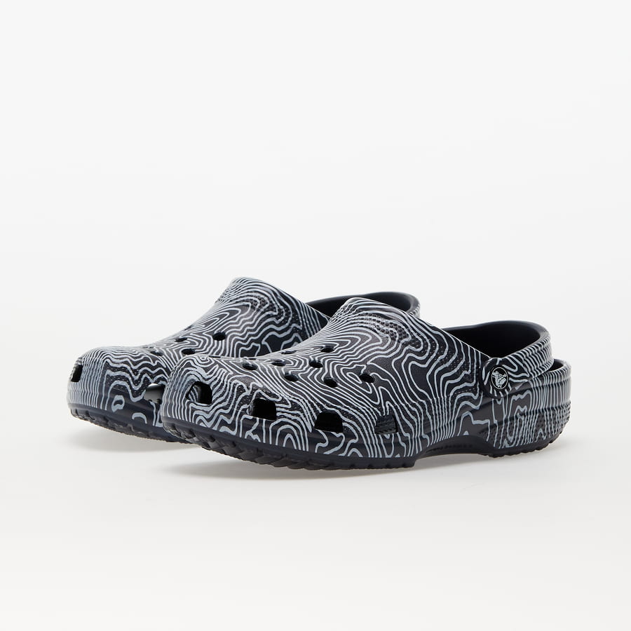 Кецове и обувки Crocs Classic Topographic Clog Тъмно синьо | 208263-4LF, 0