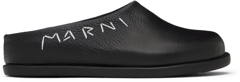 Облекло Marni Marni Fussbett Sabot Mules Черно | 79564