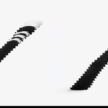 Чорапи adidas Originals 3 Stripes 2 Layer Crew Socks 2-Pack Black/ White Металик | JC8874, 2