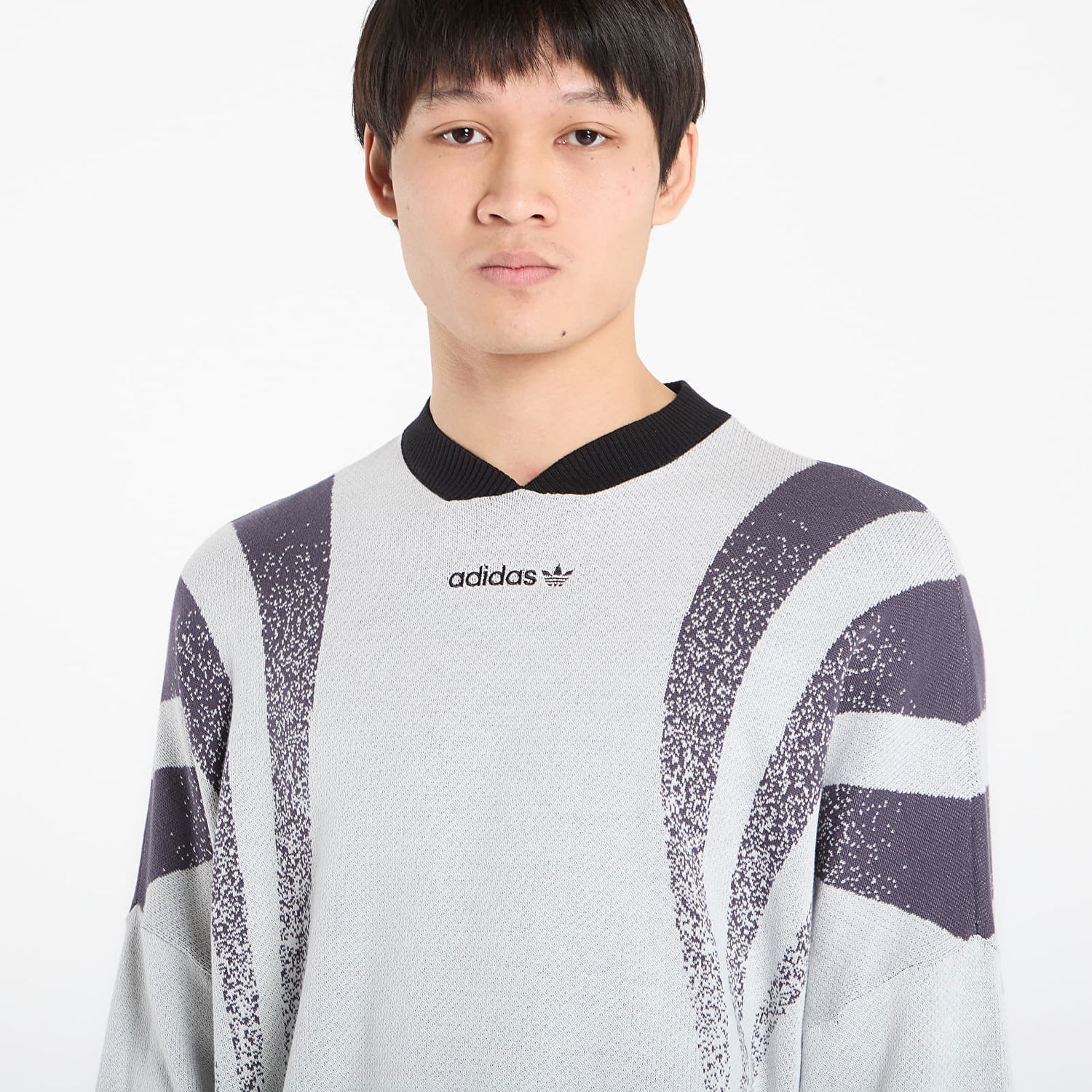 Пуловер adidas Originals Santiago Jersey Knit Sweater Сиво | KC9063, 1
