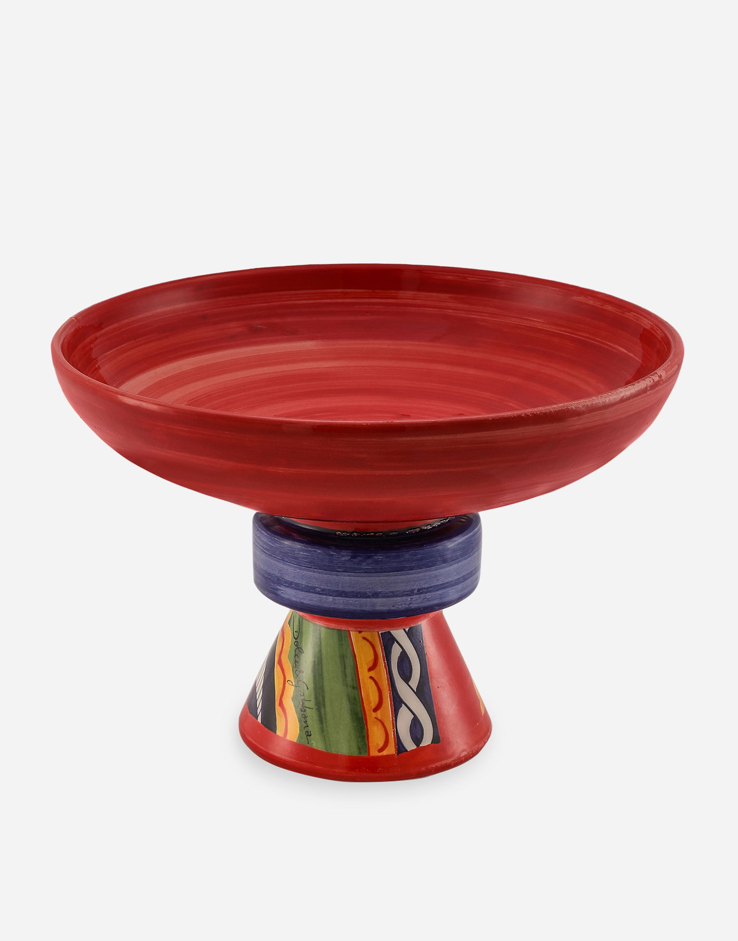 Домашен декор Dolce & Gabbana Multicolor Raised Platter Candle Holder Многоцветен | TCC189TCACDUC036, 1