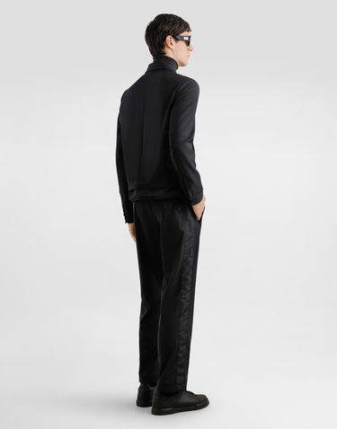 Яке Dolce & Gabbana Dolce & Gabbana Wool Canvas Jacket Черно | G9BQZTFURK8N0000, 2