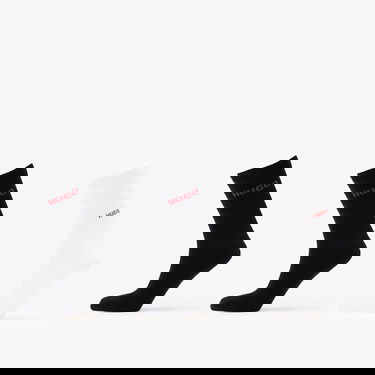 Чорапи BOSS HUGO Three-Pack Ribbed Socks with Logo Embroidery Черно | 50546351-960, 0
