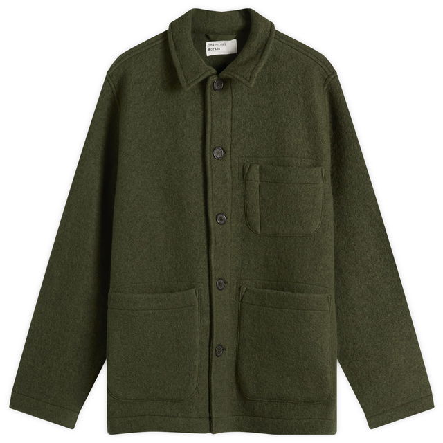 Wool Fleece Field Jacket, Size Small