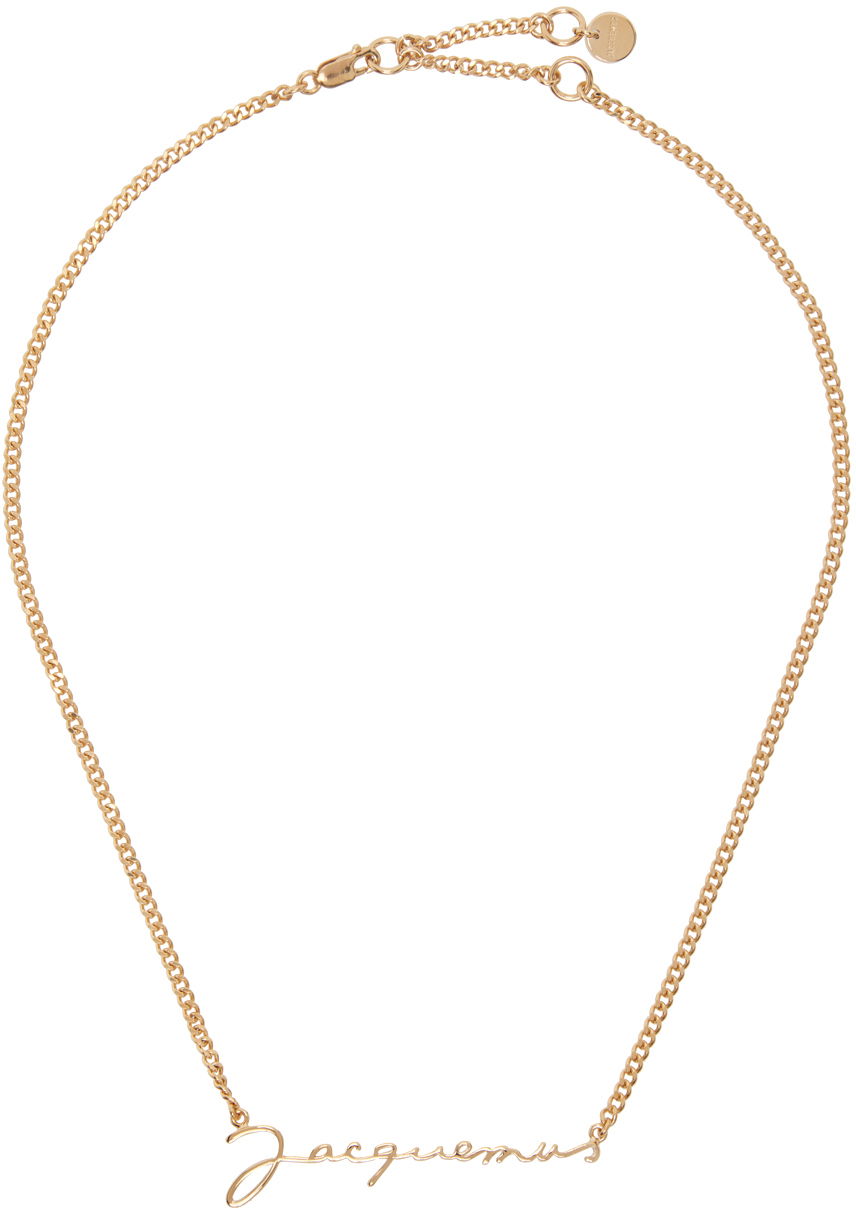 Колие Jacquemus Le Papier 'La Chaine ' Necklace Бежово | 22H223JW333-5845, 0