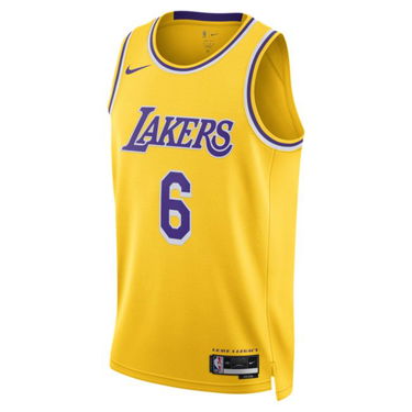 Фланелка Nike Los Angeles Lakers Icon Edition 2022/23  Dri-FIT Jersey Жълто | DN2009-728, 0