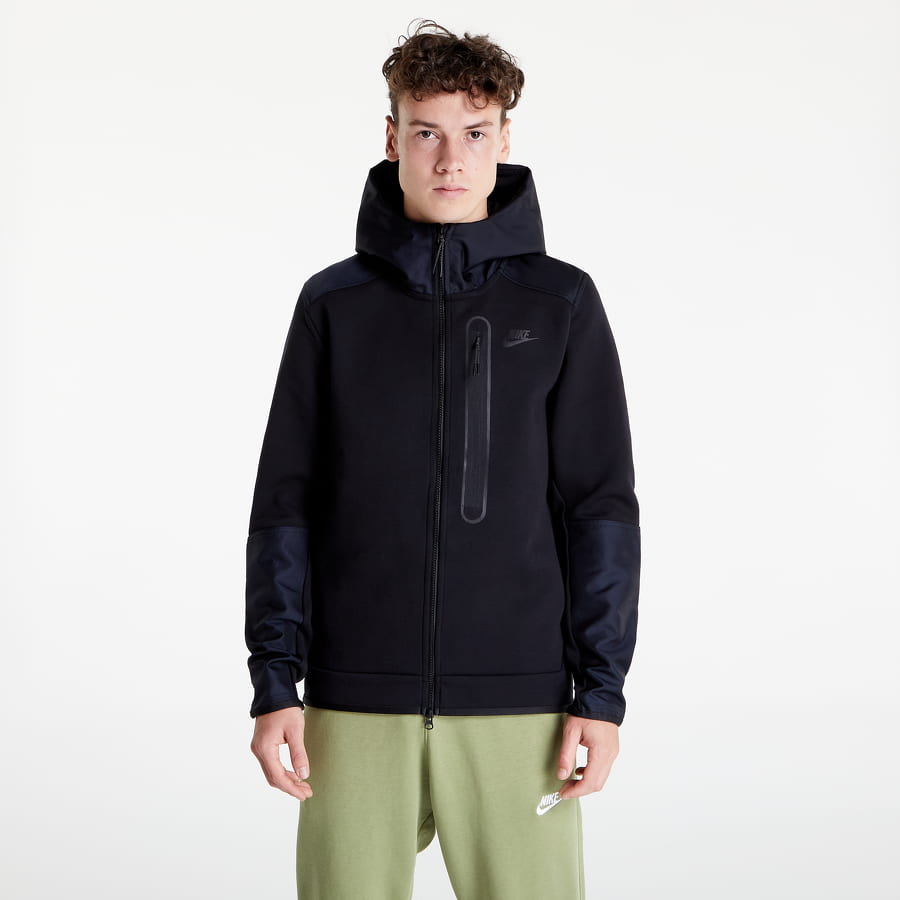 Суитчър Nike Hoodie Sportswear Tech Fleece Full Zip Top Черно | DR6165-010, 0