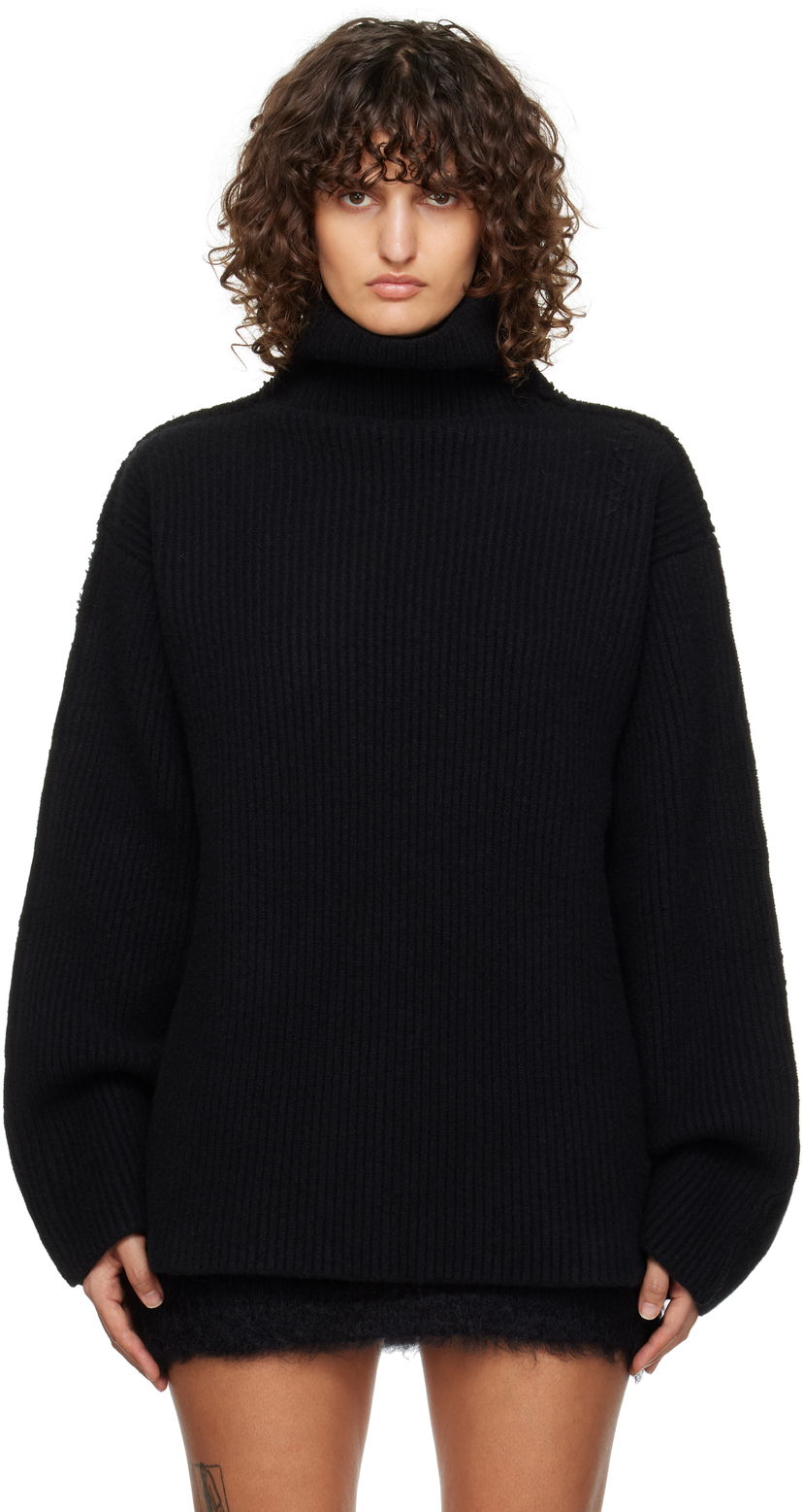 Пуловер Marni Wool Turtleneck Sweater Черно | DVMD0182A1 UFWH22