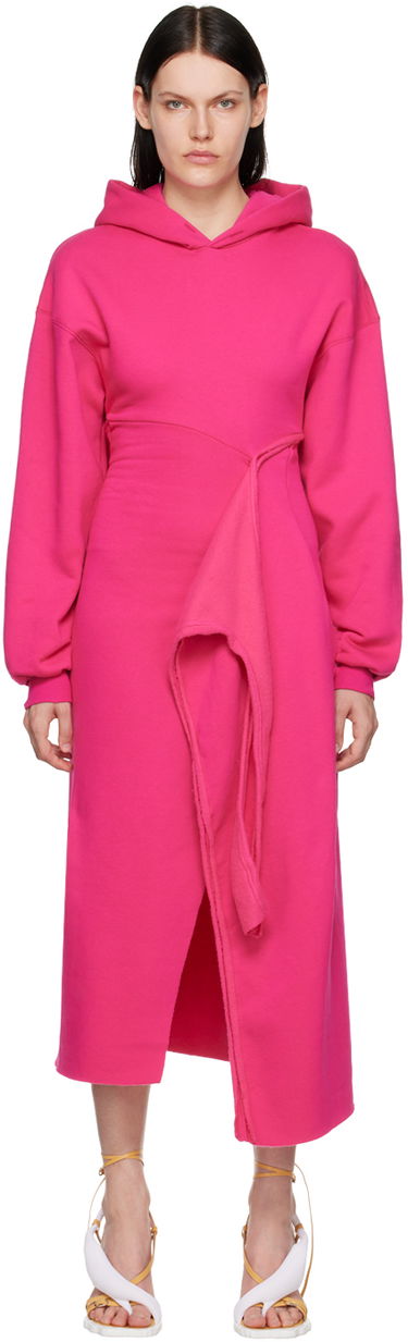 Pокля Ottolinger Ottolinger Hooded Midi Dress Розово | 1501506, 0