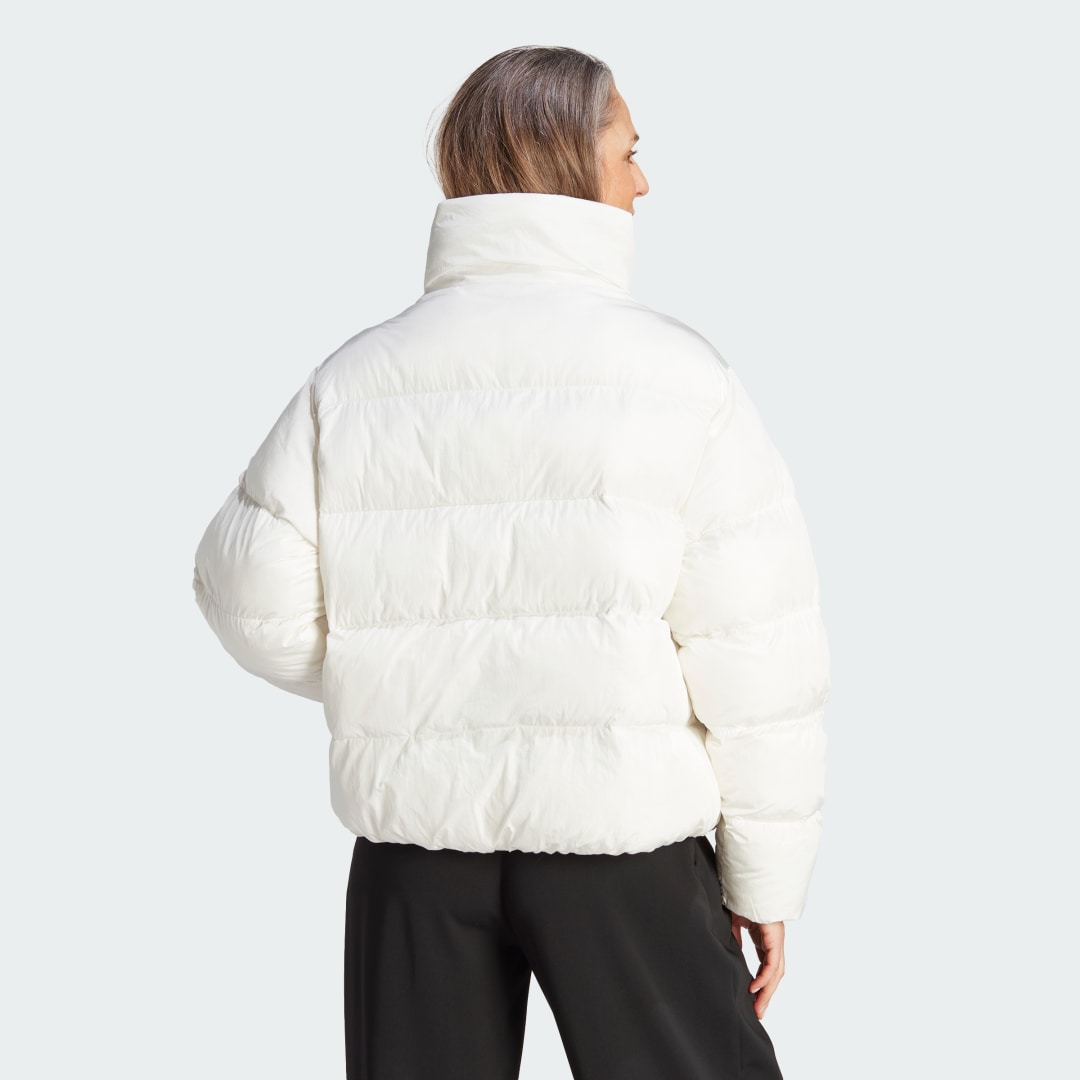 Пухо яке adidas Performance Short Vegan Puffer Jacket Бяло | IJ8236, 1