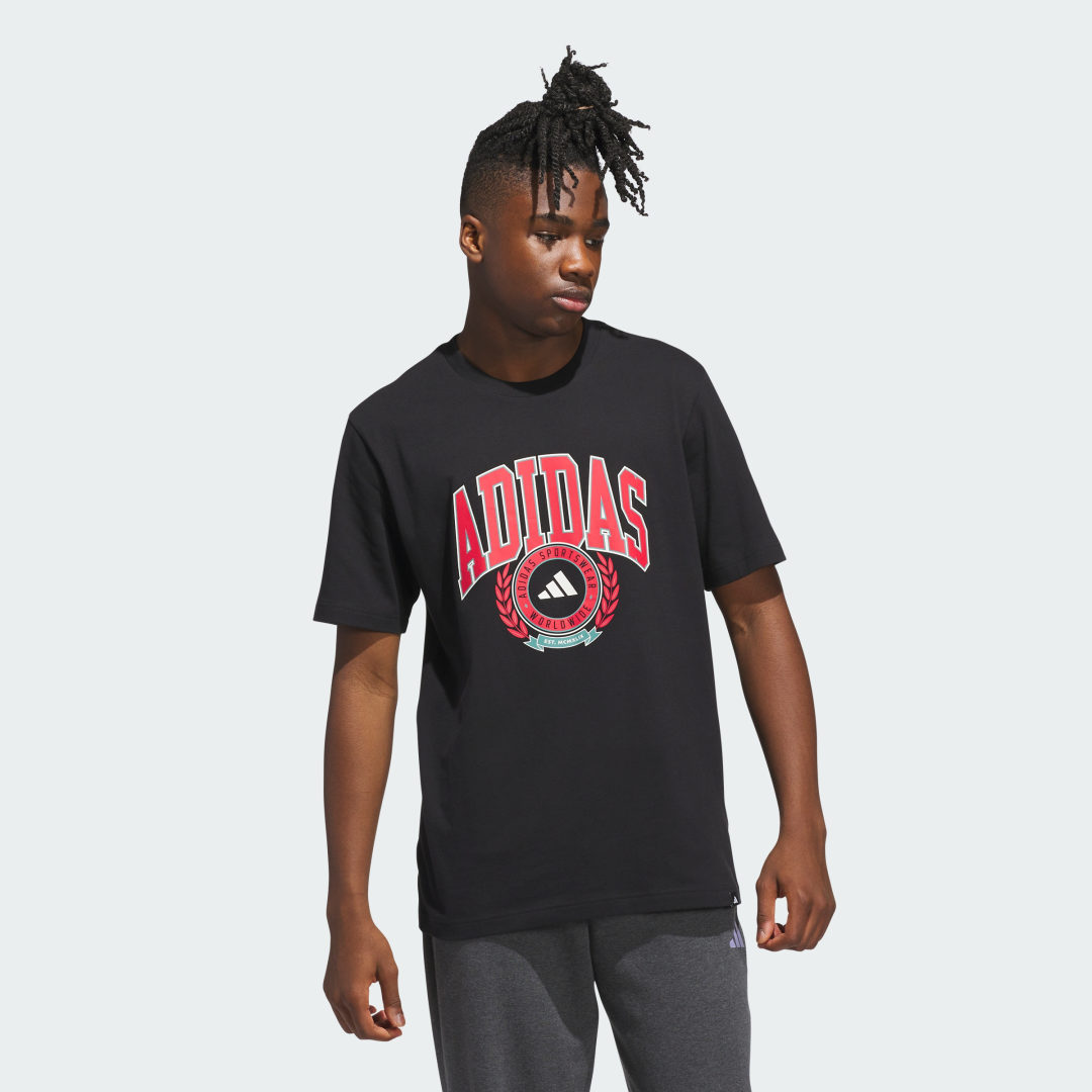 Тениска adidas Performance Graphic T-Shirt Черно | JV8443, 0