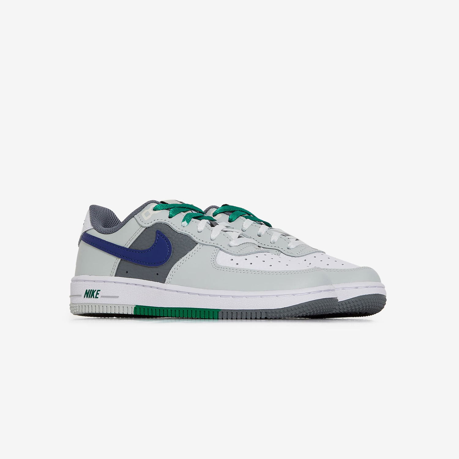 Кецове и обувки Nike Air Force 1 Low Remix Gris/bleu - Бяло | FB9501-001, 1