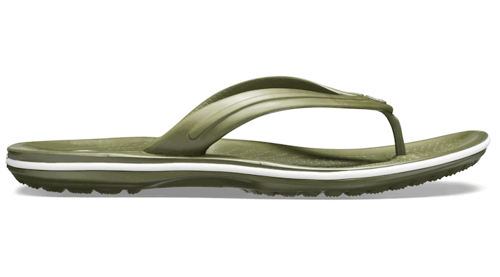 Облекло Crocs unisex Crocband™ Flips Army Green / White 36 Зелено | 11033-37P, 0