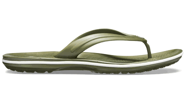 Облекло Crocs unisex Crocband™ Flips Army Green / White 36 Зелено | 11033-37P, 0