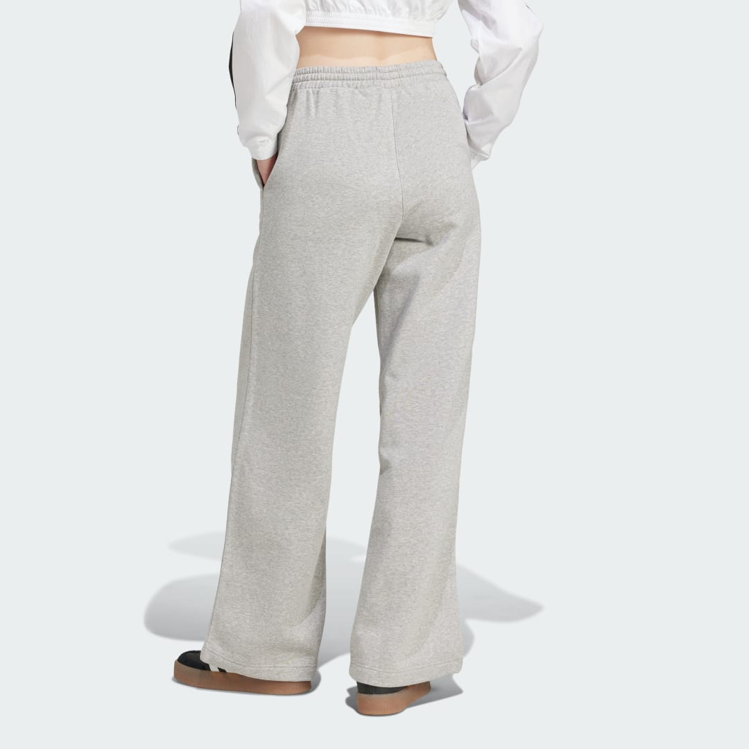 Спортни панталони adidas Performance Wide Leg Fleece Sweatpants Сиво | JN3028, 1