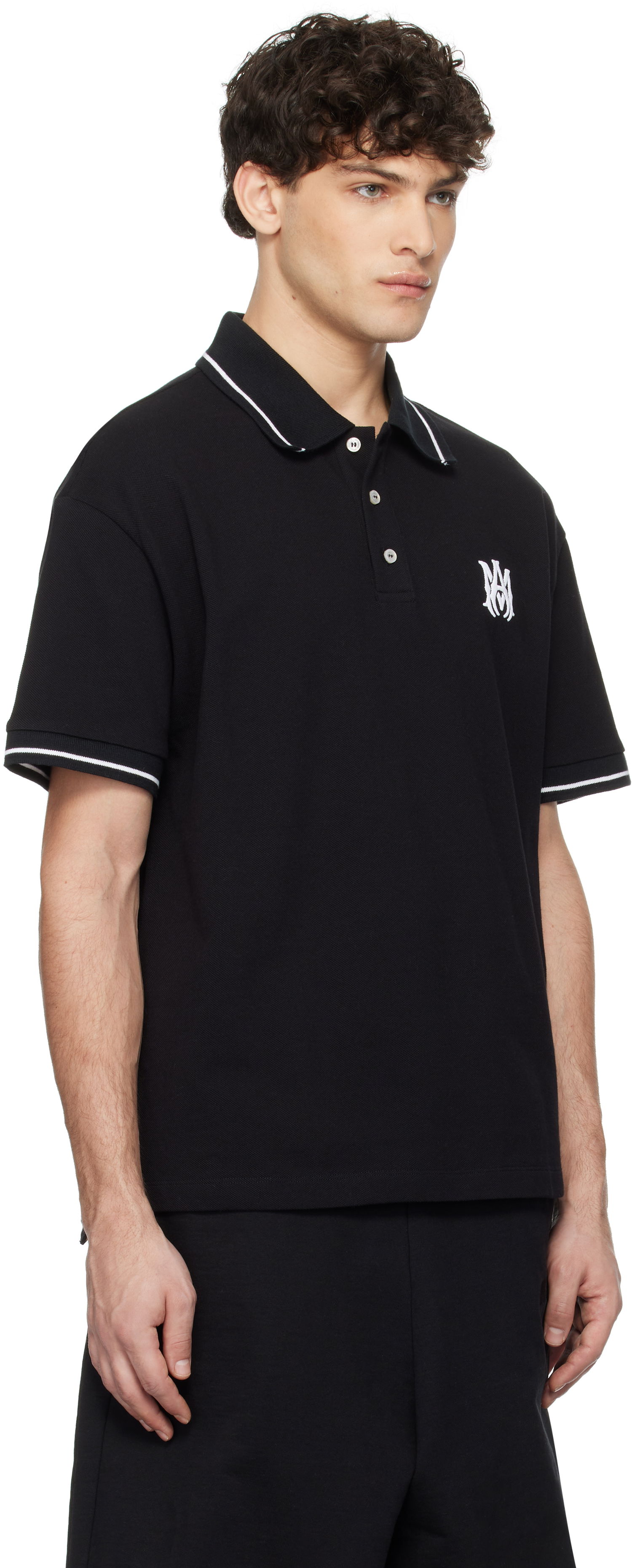 Поло тениска AMIRI AMIRI MA Core Logo Polo Черно | AMJYPO1009, 1
