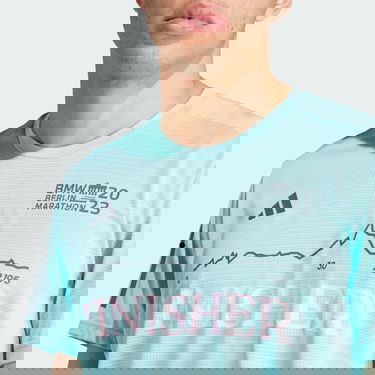Тениска adidas Originals BMW BERLIN-MARATHON 2023 Finisher Event Тюркоазено | IS2388, 5